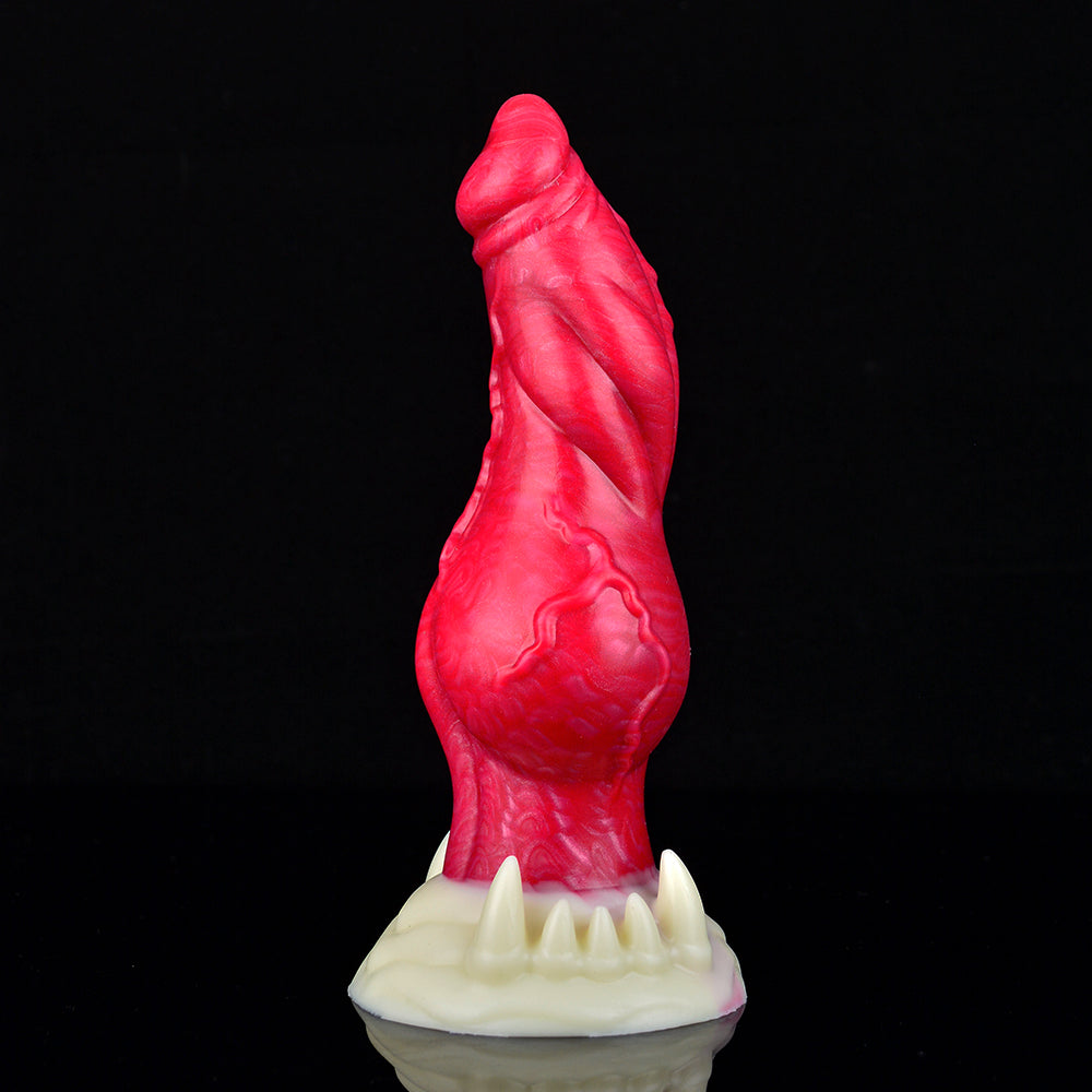 18.6 cm Fantasy Silicone Dogdildo met Noppen