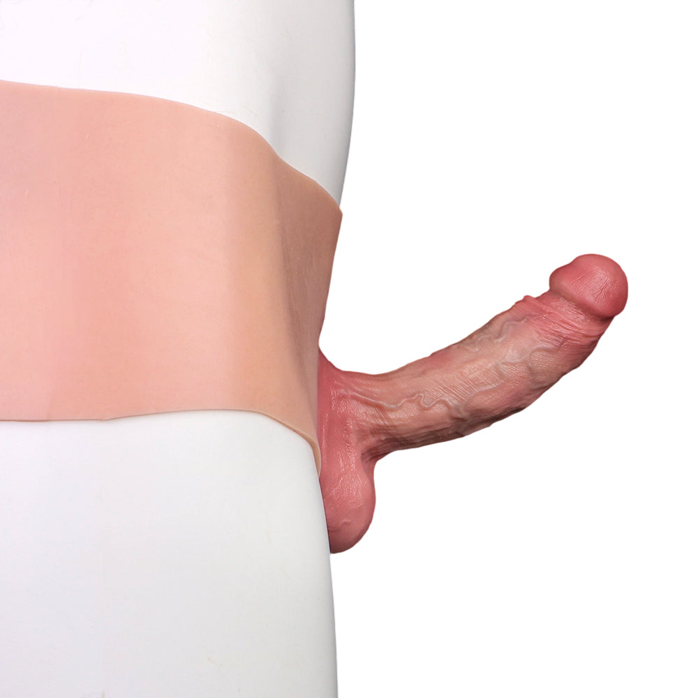 Realistische Siliconen Dildopanties Met Holle Dildo
