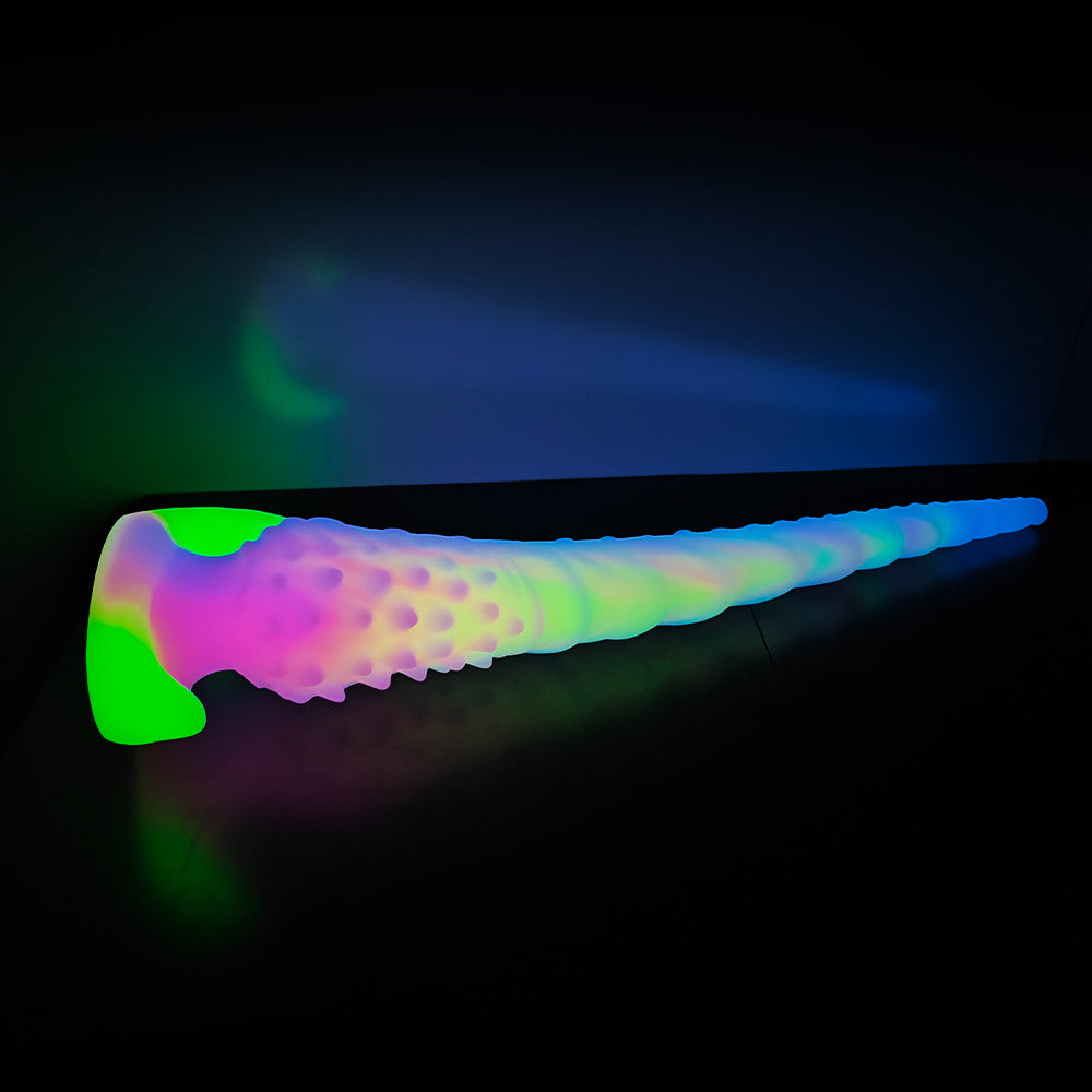 Lichtgevende Lange Fantasy Tenticle Anal Dildo