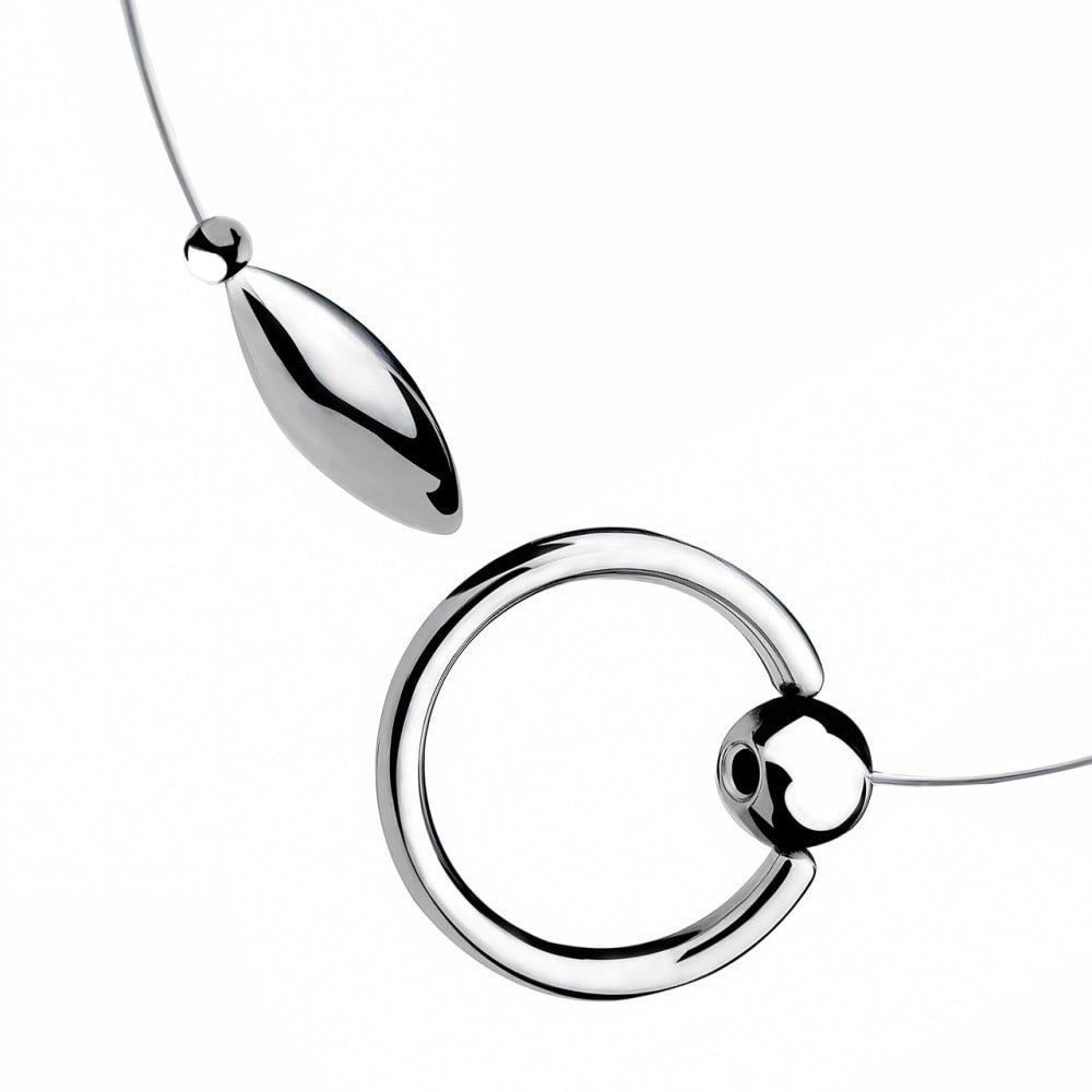 Ovale RVS Urethra Plug Ophangring Vier Maten