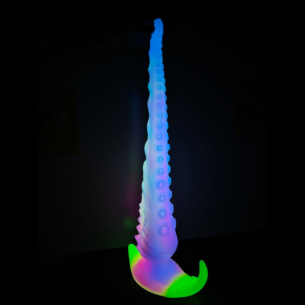Lichtgevende Lange Fantasy Tenticle Anal Dildo