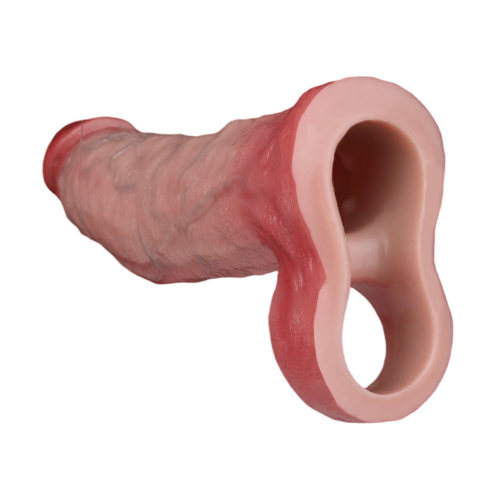 20 cm Silicone Vibrerende Realistic Peni sleeve