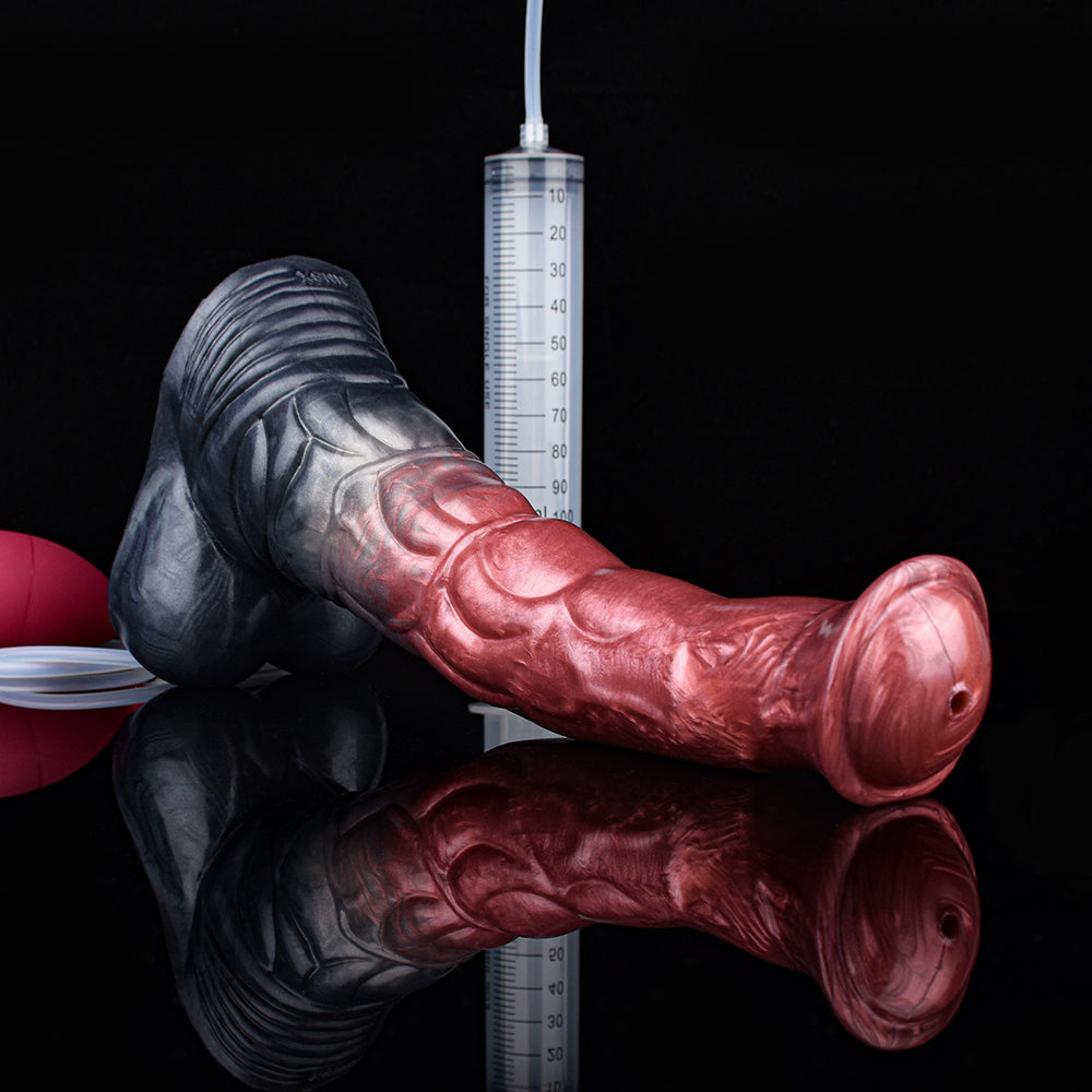25cm Paarden Ejaculating Dildo Van Siliconen