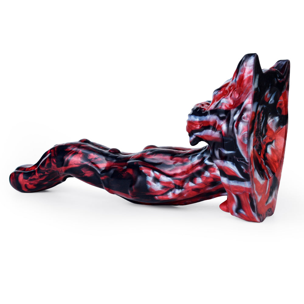 Silicone Custom American Bully Dog Tongue Monster Dildo