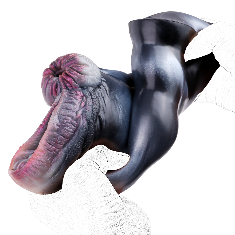 Dieren Masturbator Zebra Met Realistische Structuur