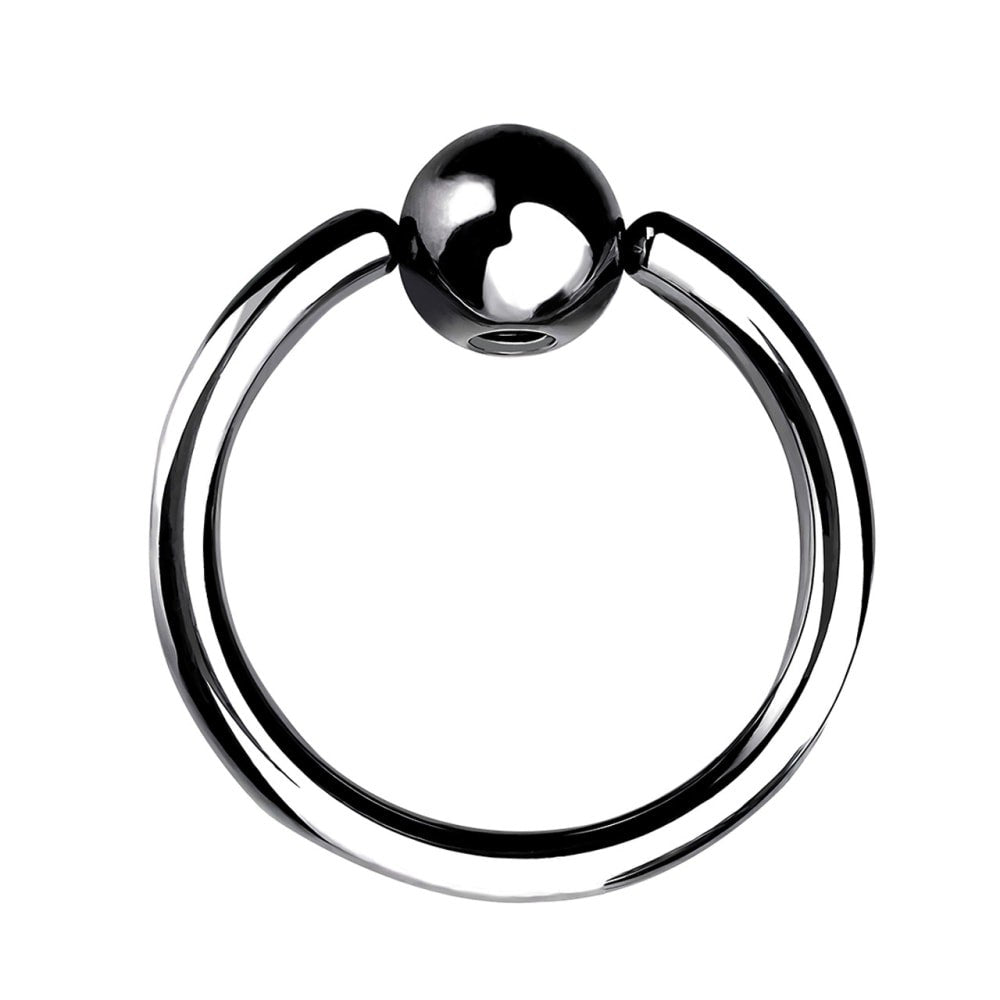 Ovale RVS Urethra Plug Ophangring Vier Maten