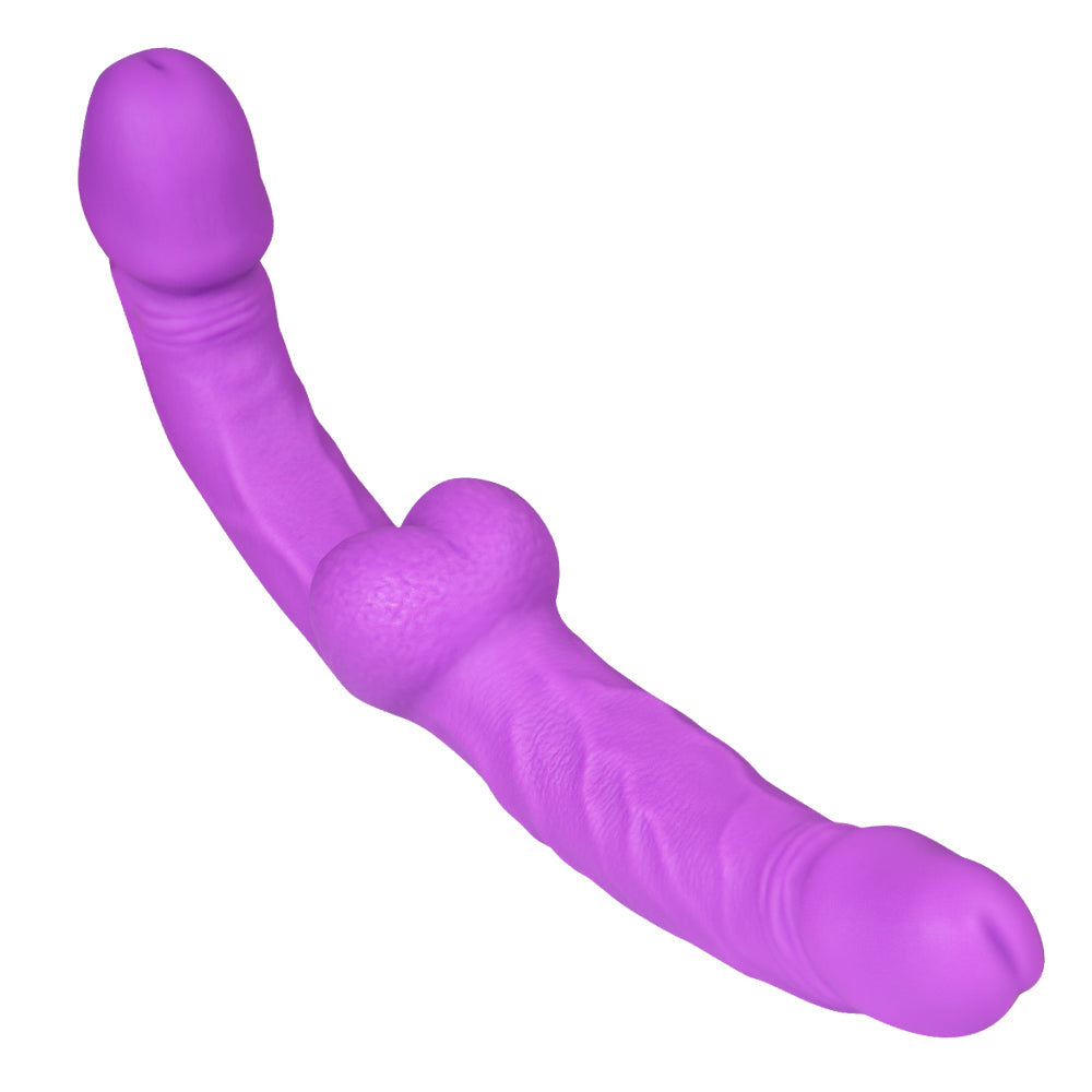 Realistische Dubbele Strapless Dildo Siliconen 31cm