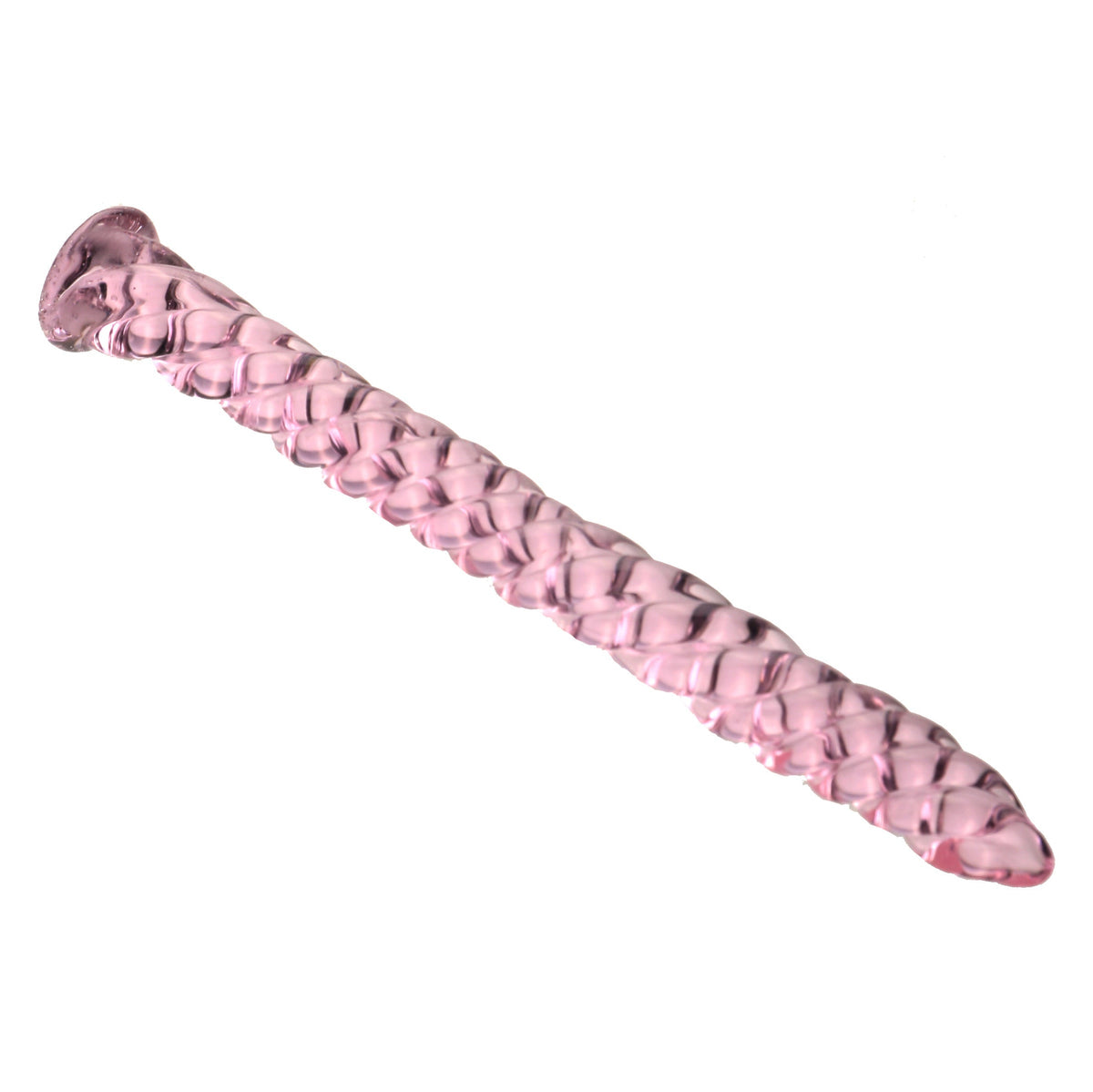 Pink Spiraal Glazen Penis Plug Set