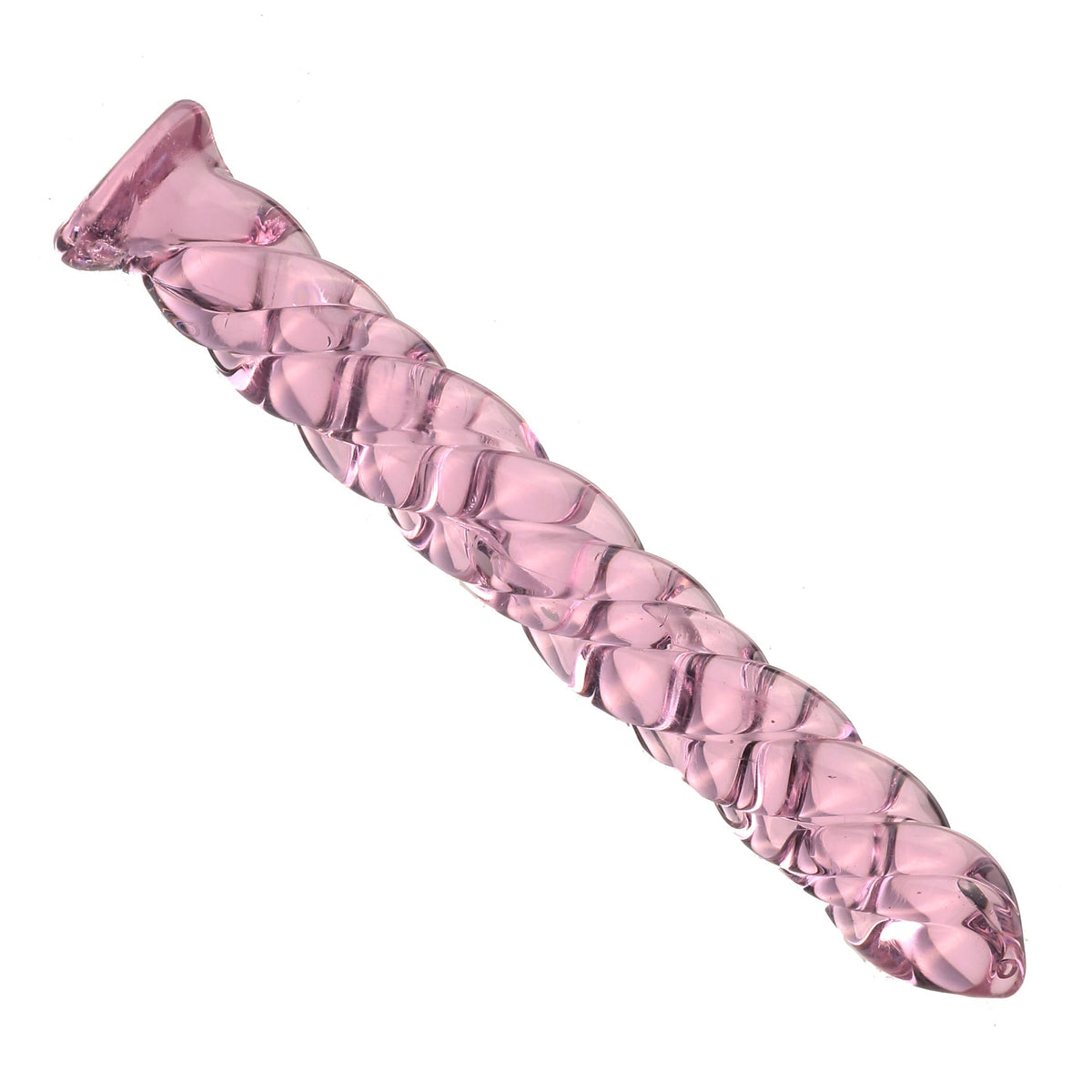 Pink Spiraal Glazen Penis Plug Set