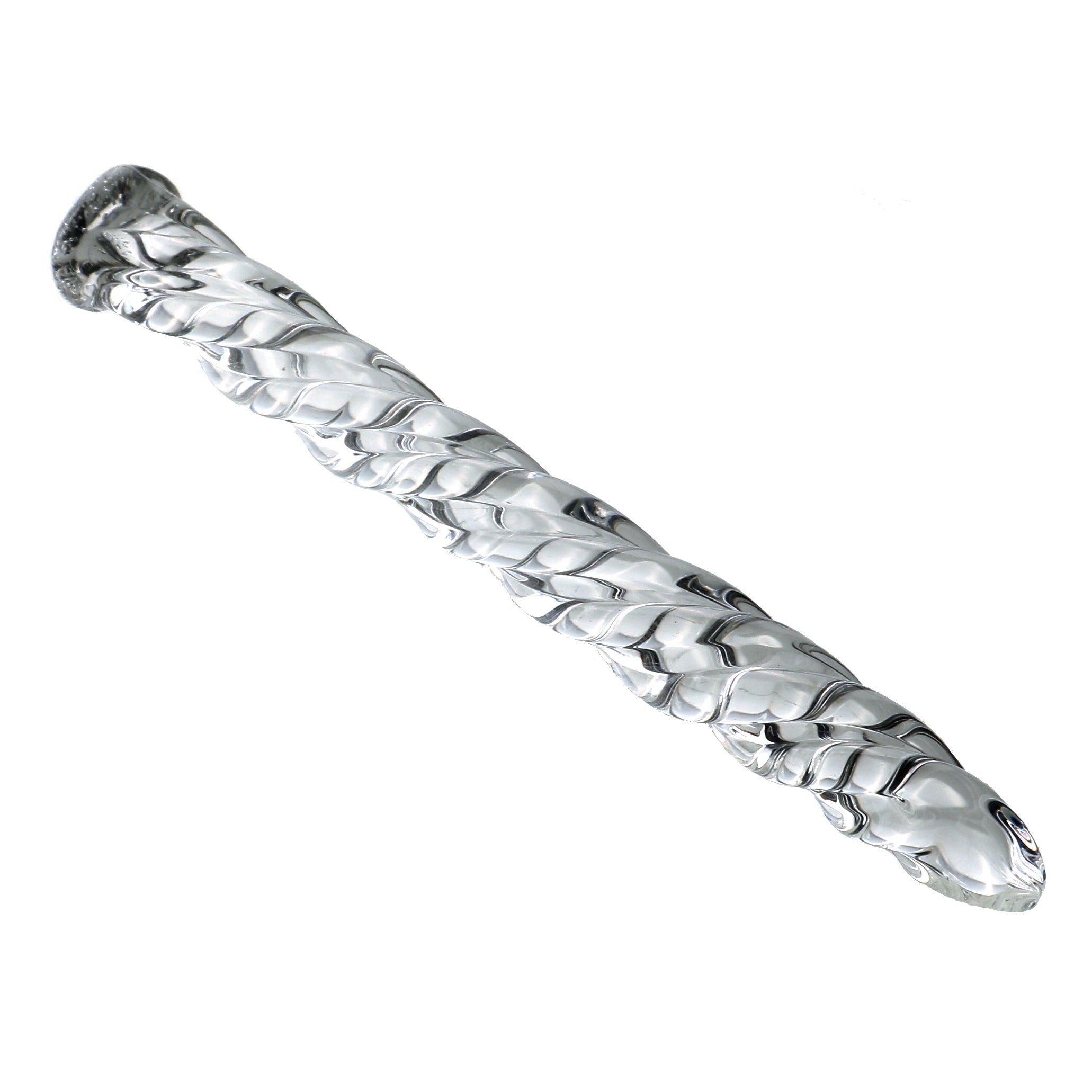 BDSM Clear Threaded Glass Urethral Sound