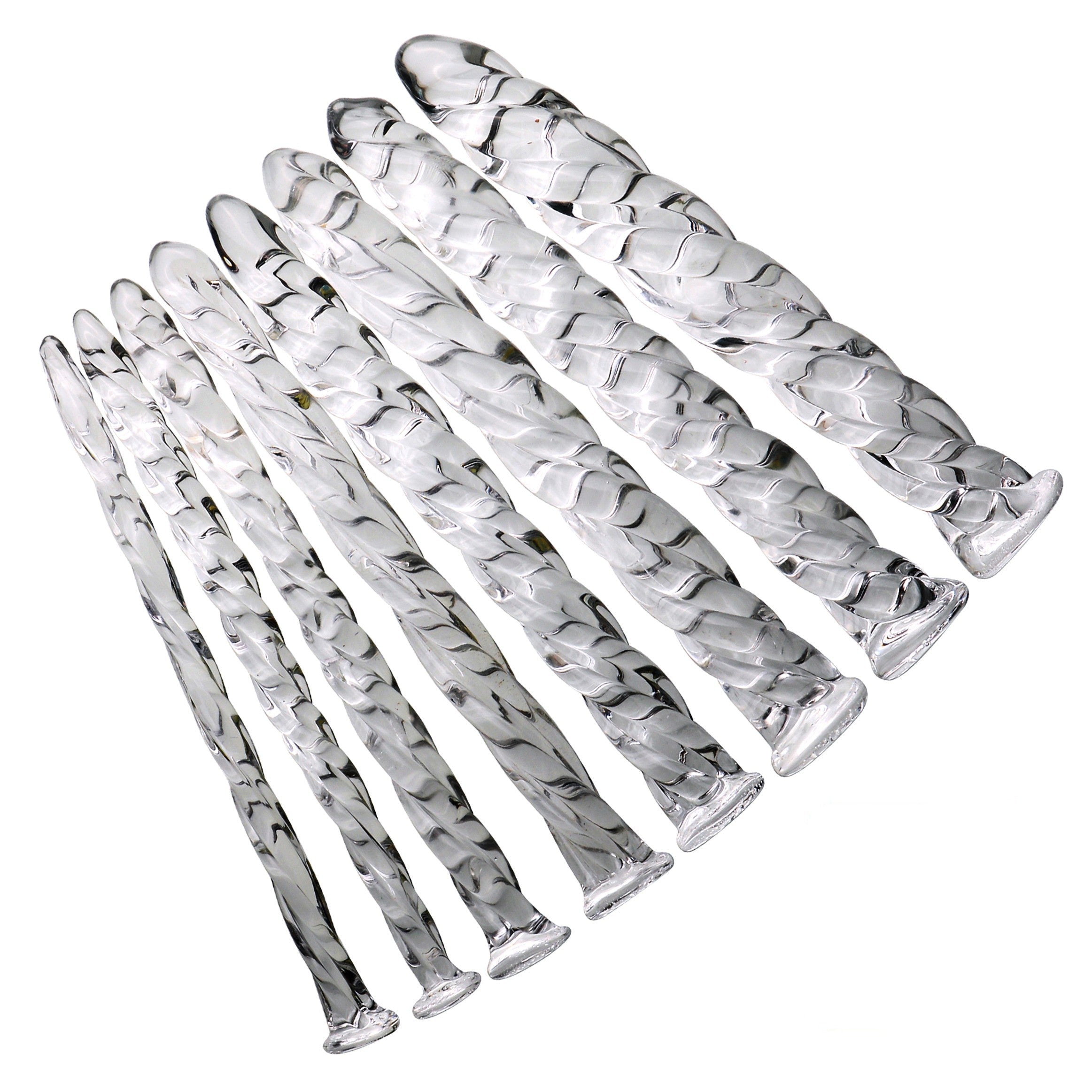 BDSM Clear Threaded Glass Urethral Sound