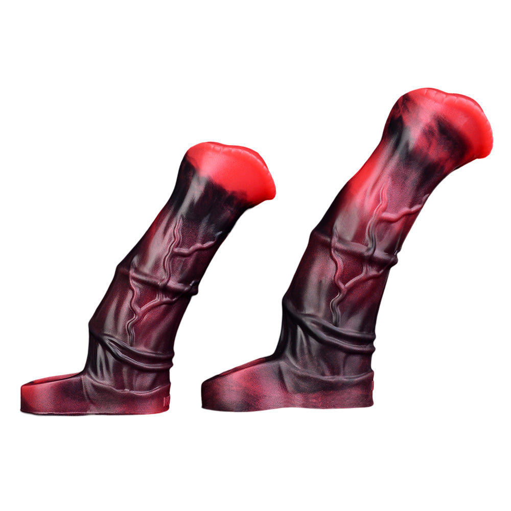 Vibrerende Horse Cock Sleeve 18cm Met Textuur
