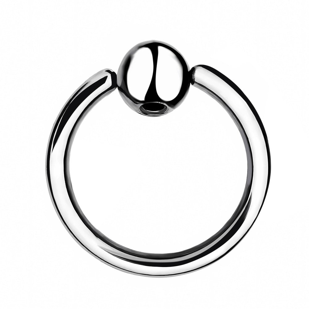 Ovale RVS Urethra Plug Ophangring Vier Maten