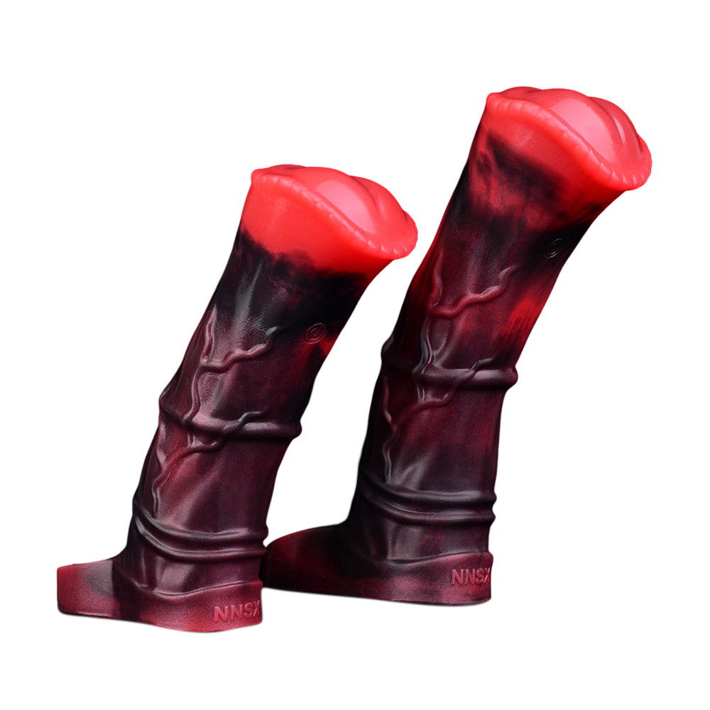 Vibrerende Horse Cock Sleeve 18cm Met Textuur