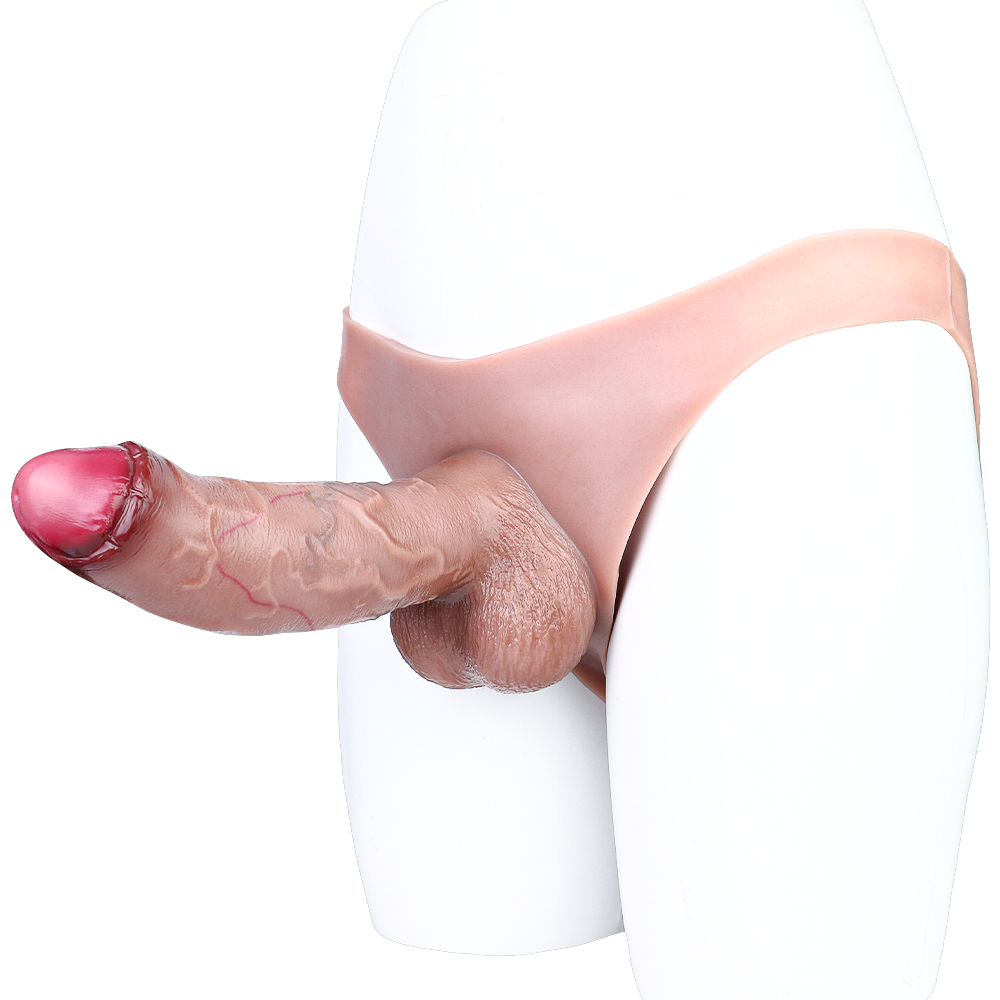 Siliconen Dildopanties 20cm Voor Realistische Pasvorm