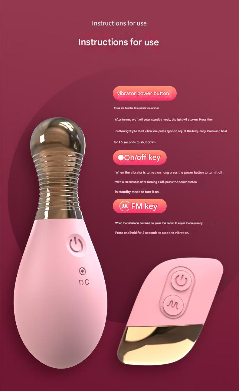 Parfumfles Afstandsbediening Clit Vibrator Met 10 Standen