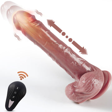 20 cm Realistische Vibrerende Stotende Dildo