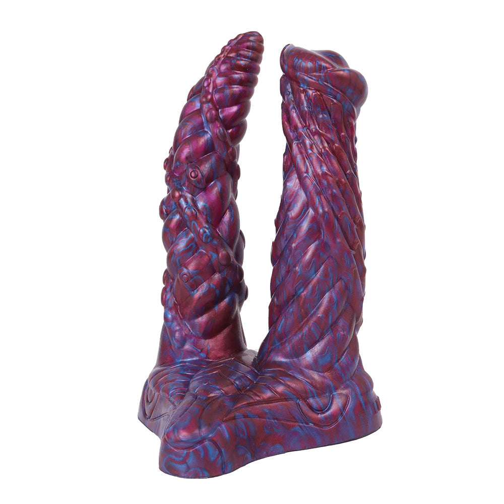 20.3cm Monsterdildo Wolf Double Penetration Textured