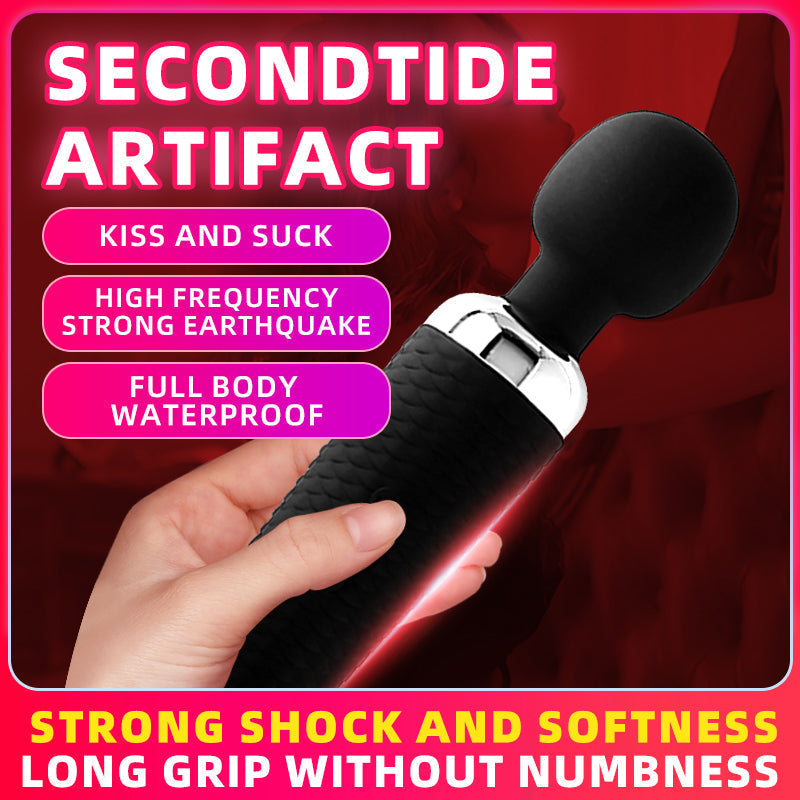 Silicone Wand Vibrator 27cm Met Rotatie
