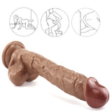 Charger l&#39;image dans la galerie, 9 Inch bruine dildo