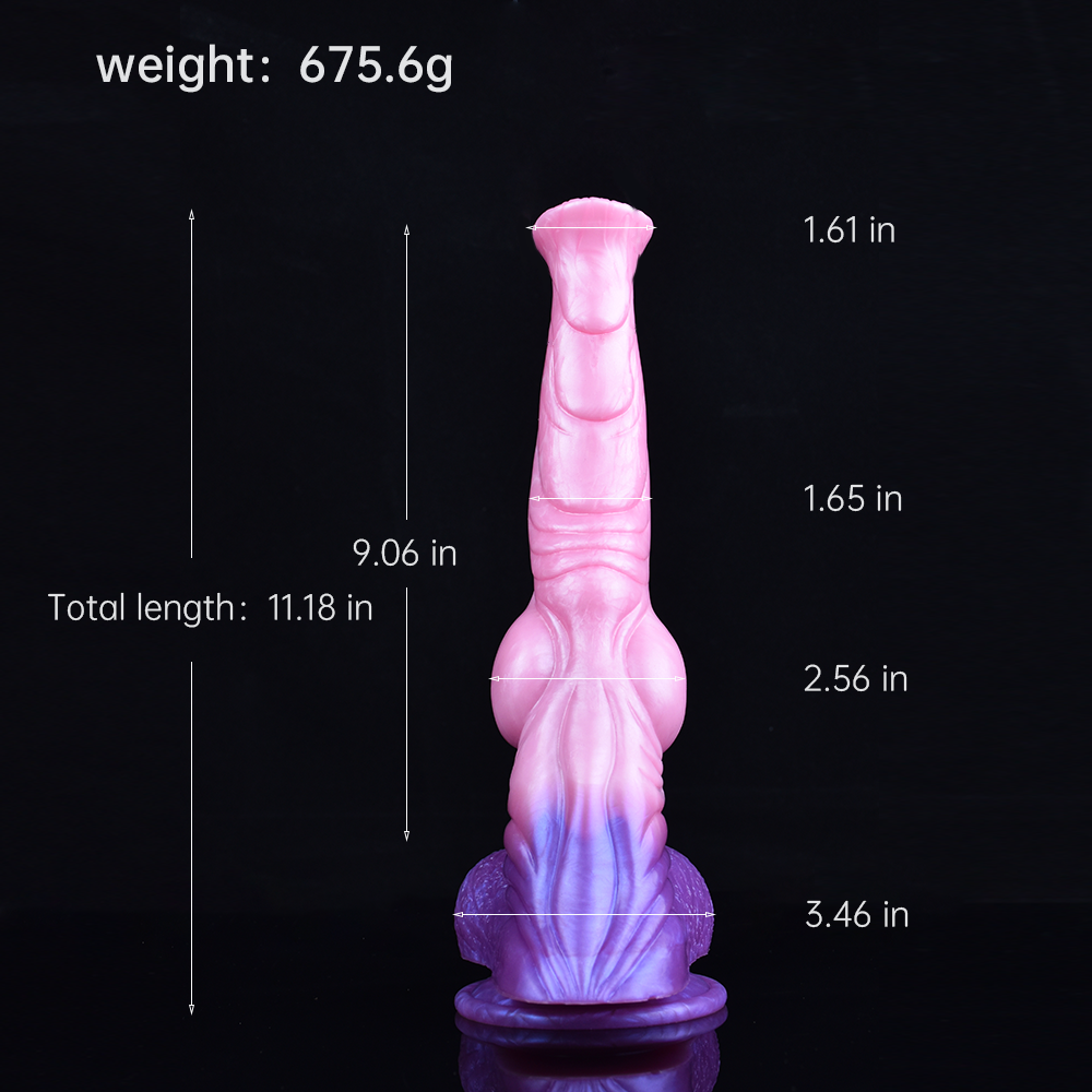 Dildo Zuignap 28.4 cm Pink Fantasy Horse Peniss