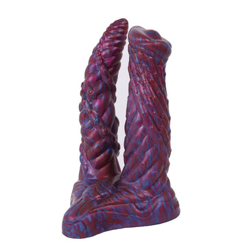 20.3cm Monsterdildo Wolf Double Penetration Textured