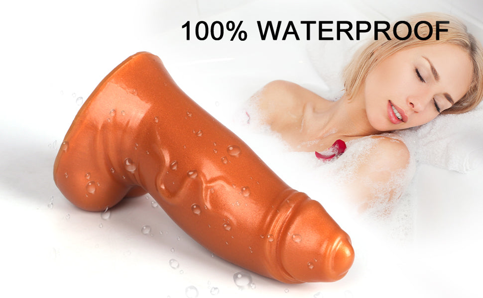 14cm Small Bruin Voorhuid Dikke Dildo
