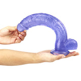 Charger l&#39;image dans la galerie, 10 inch kromme mond blauwe dildo