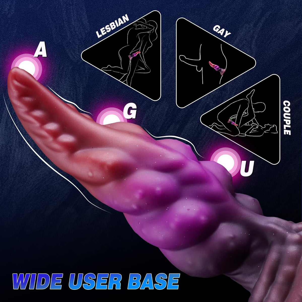 20cm Taps Toelopende Anal Monsterdildo Buttplug