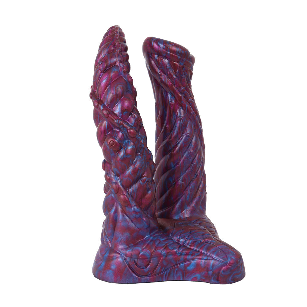 20.3cm Monsterdildo Wolf Double Penetration Textured