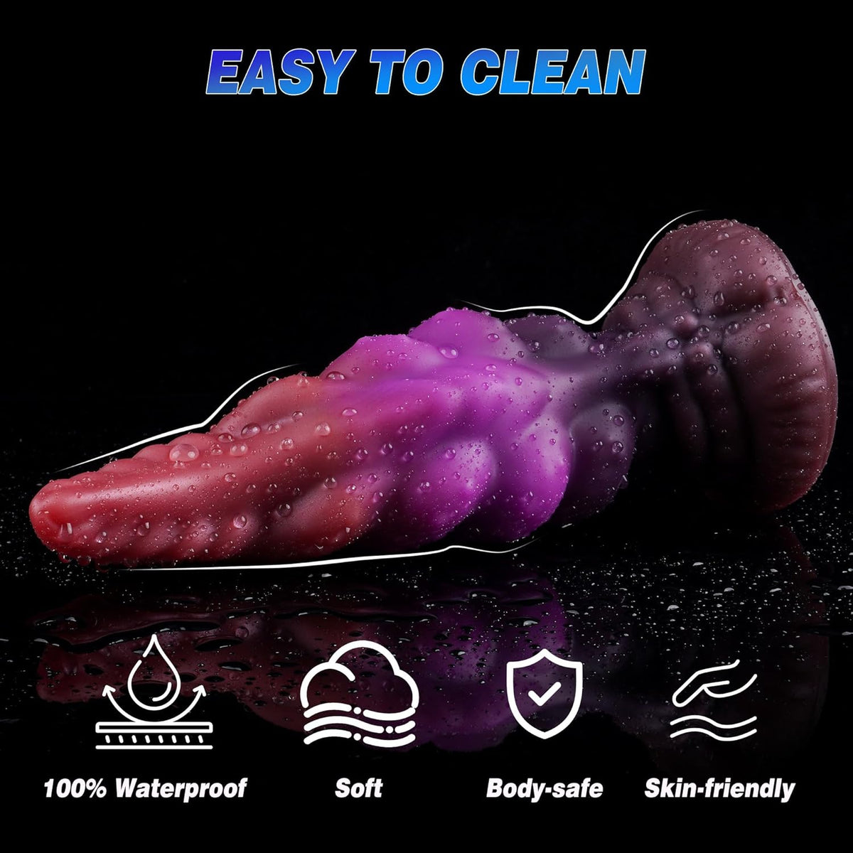 20cm Taps Toelopende Anal Monsterdildo Buttplug