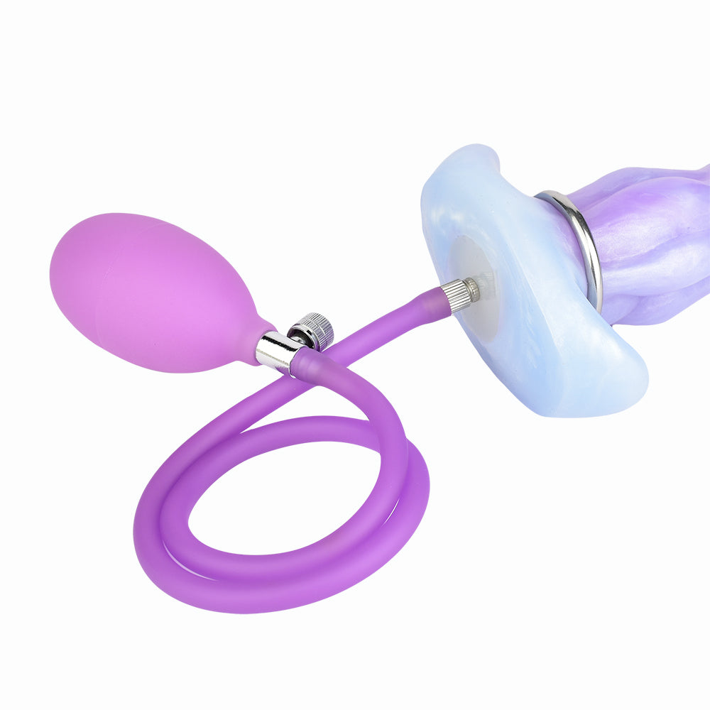 Paarse Fantasy Ovipositor Dildo van 20 cm