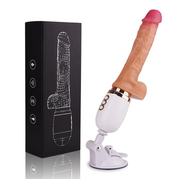 Kleine Seksmachine met 12 cm Dildo Opzetstuk