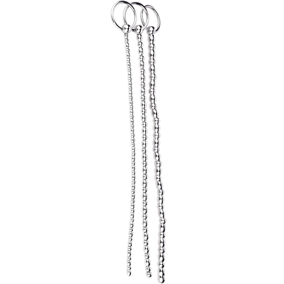 Metalen Penis Plug Kralenketting Met Trekring
