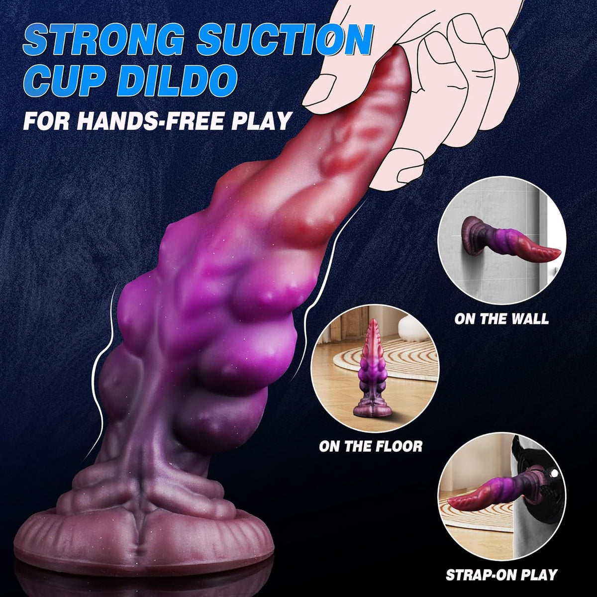 20cm Taps Toelopende Anal Monsterdildo Buttplug