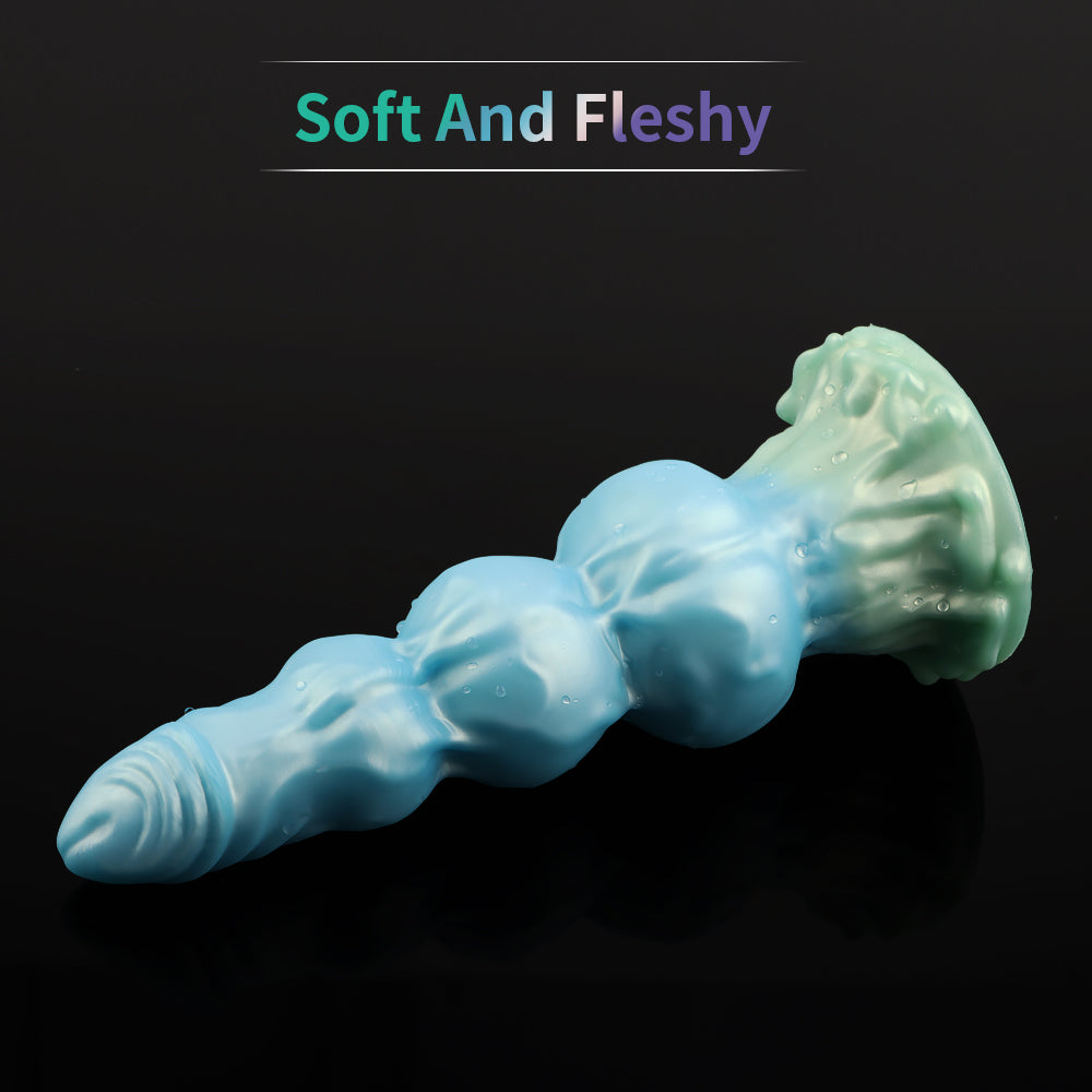 25 cm Drie knot Macarons Fantasy Dogdildo