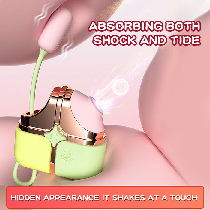 Doos Cute Clitoris Stimulator Met Egg Vibrator