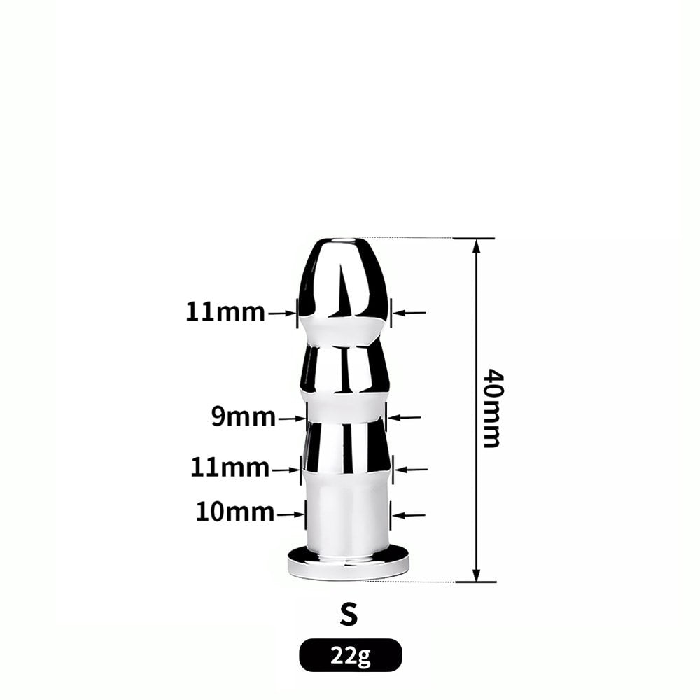 Kogelvormige Trapeziumvormige RVS Penisplug