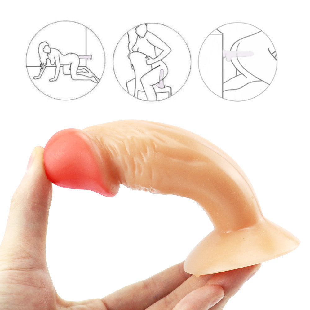 Realistische Dildo Met Ruwe Textuur