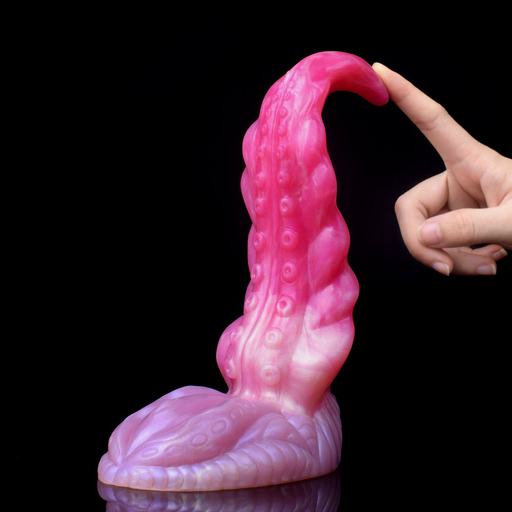 23.5 cm Roze Curved Monster Tentacle Dildo