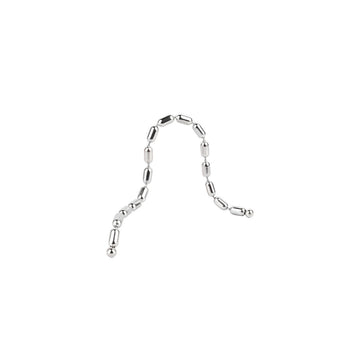 31cm RVS Kralenketting Penisplug Voor Sounding