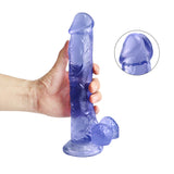 Afbeelding in Gallery-weergave laden, Rubberen Dildo 10 inch blauw