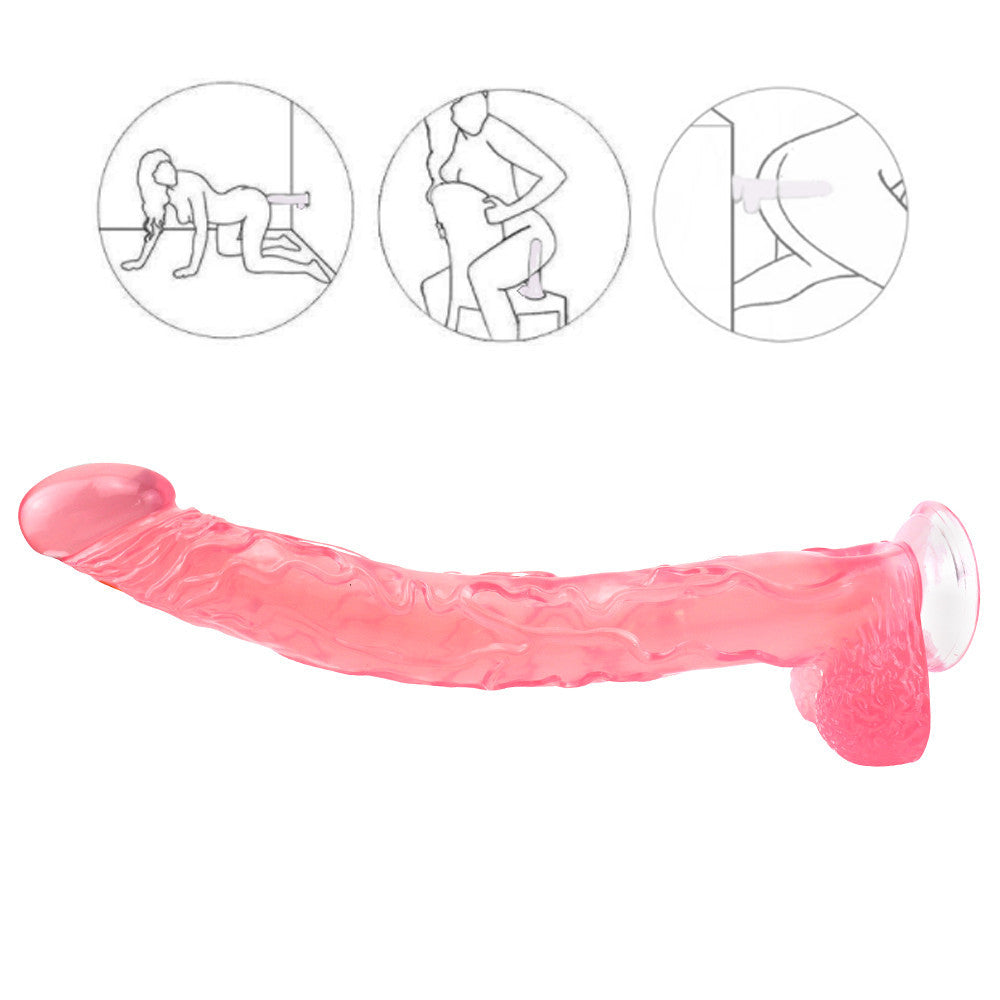 42cm Roze Long Jelly Anaal Dildo