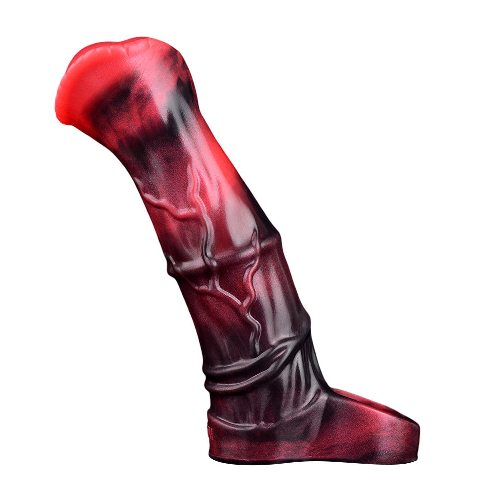 Vibrerende Horse Cock Sleeve 18cm Met Textuur
