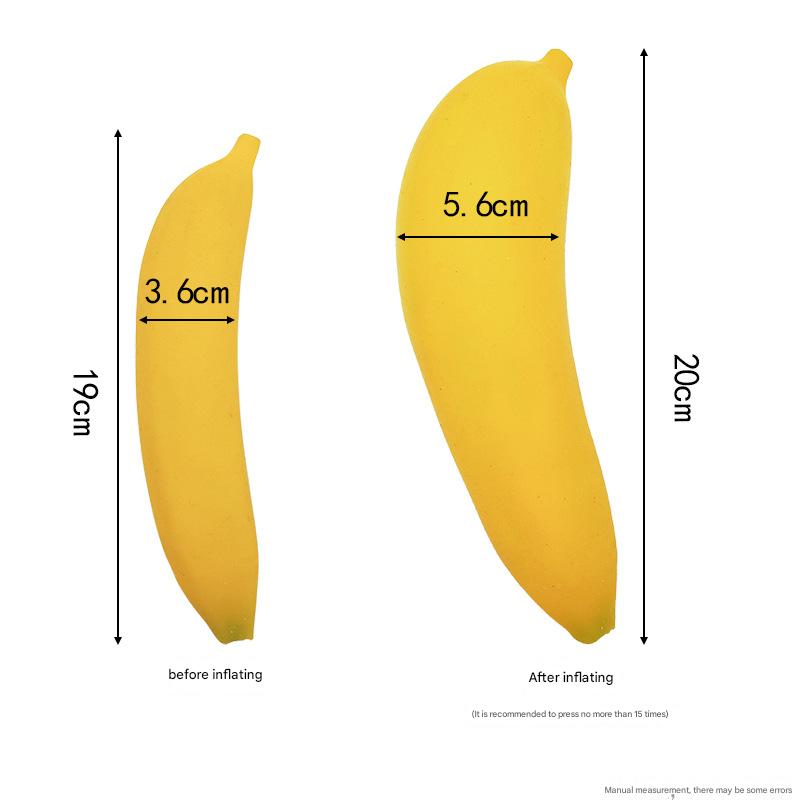 Gele Banaan Inflatable Dildo Met Handpomp