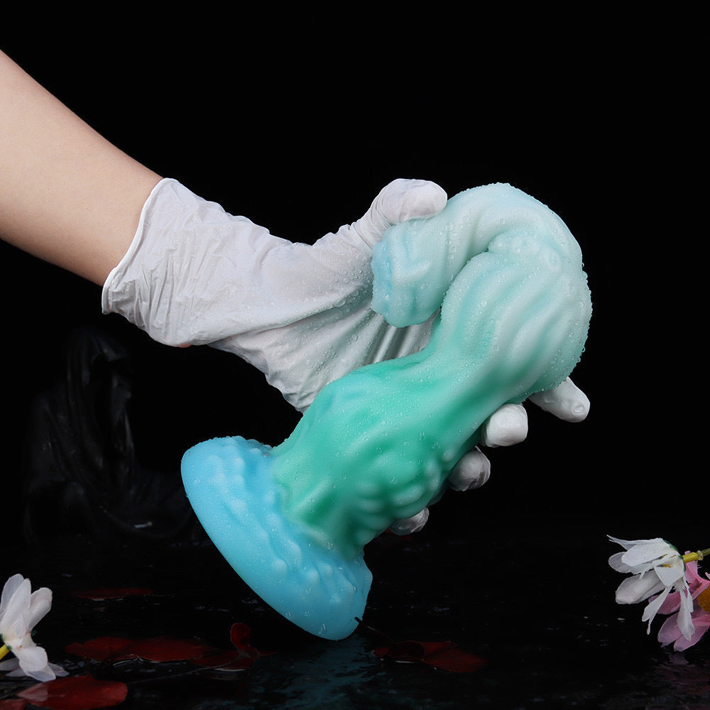 Huge Silicone Fantasy Dragon LED Butt Plug Set