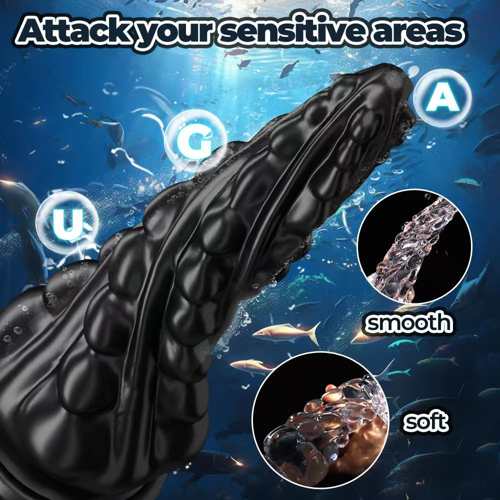 Grote Monster Tenticle Dildo Met Zuignap