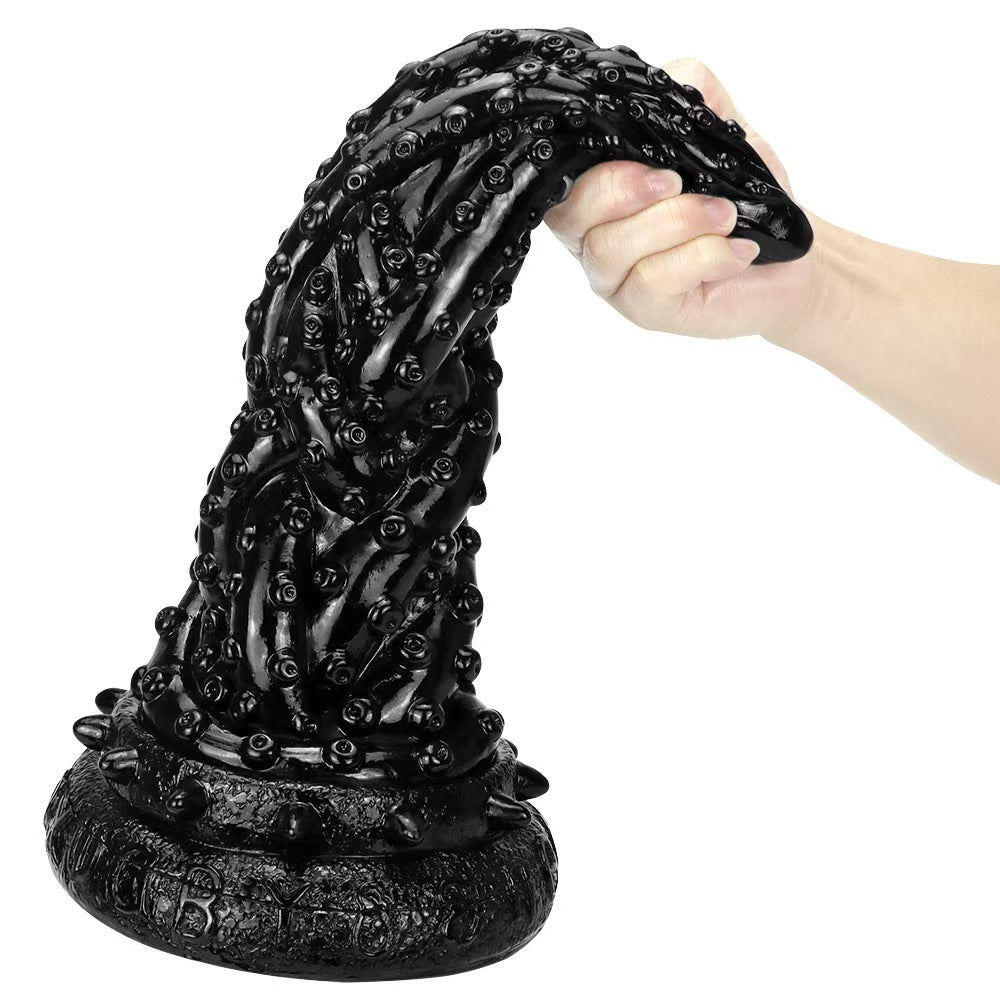 Big Black Tenticle Dildo 36cm Met Silicone