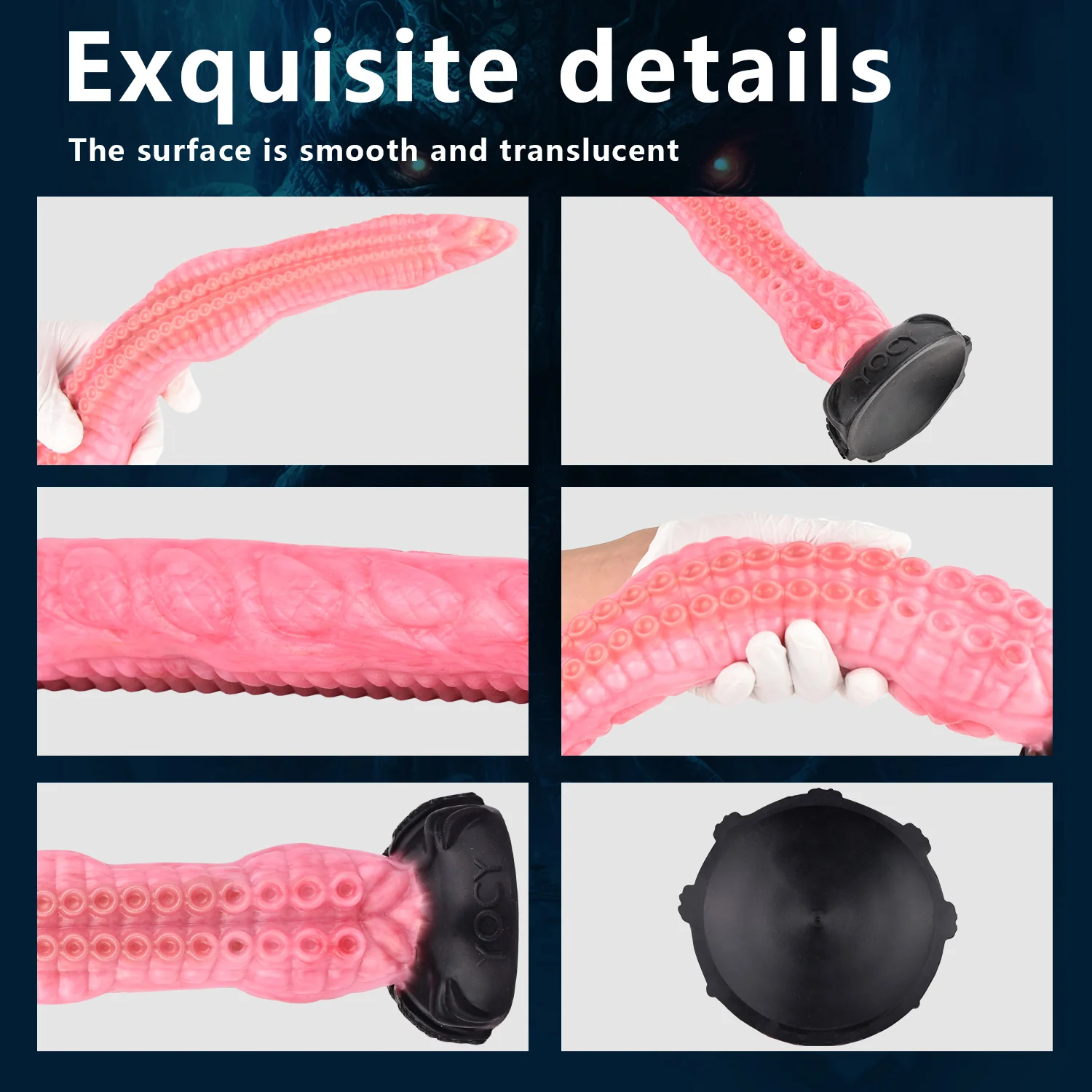 Super Long Tentacle Dildo 25 Inch Pink Silicone
