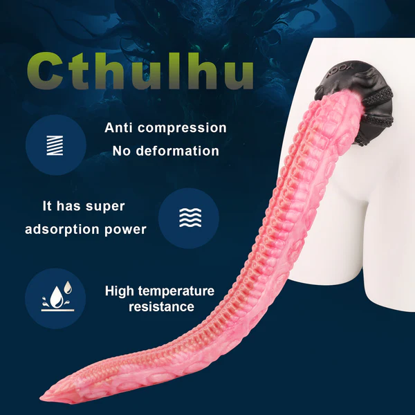 Super Long Tentacle Dildo 25 Inch Pink Silicone